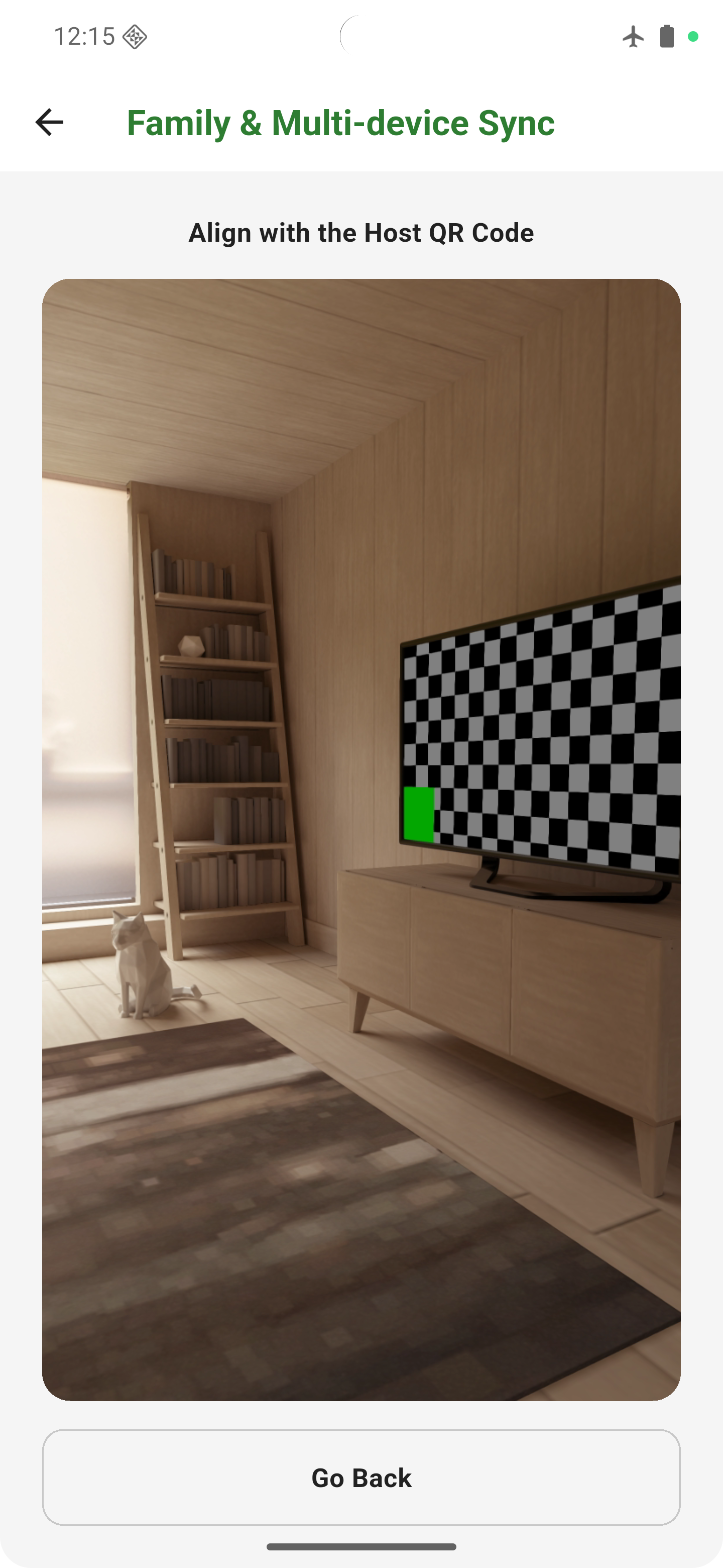 Family Sync Scanner Screen